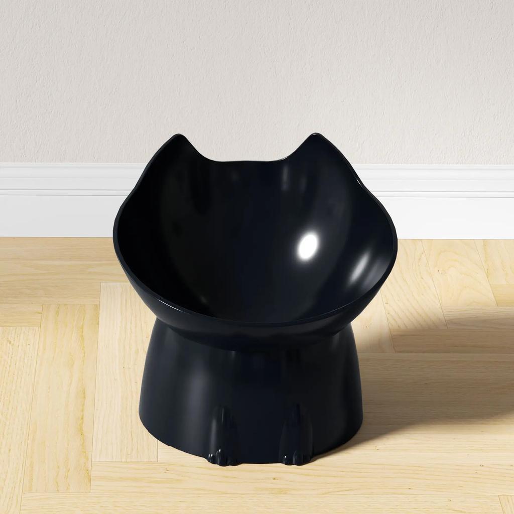 Tilted Cat Food Bowl Elevated Cat Bowl Ergonomic Cat Food Dish Anti Vomiting Raised Cats Food Bowl Non Slip for Cats Dogs