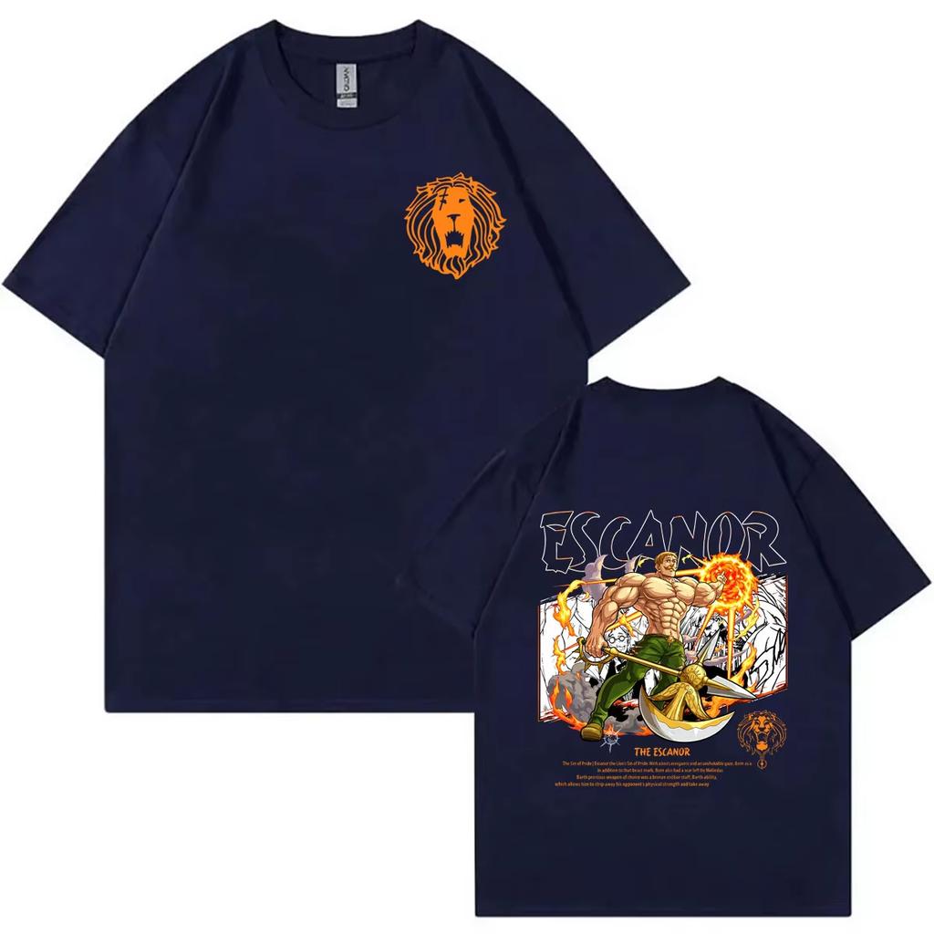 Summer Hot Sale Anime The Seven Deadly Sins Tshirt Y2k Unisex Vintage Harajuku Hip Hop Tshirt Gothic Cotton Oversized Tshirt