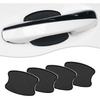 4PCS Car Door Handle Cup Scratch Protector, Soft TPU 3D Carbon Fiber Pattern Door Handle Paint Guard Protective Shield Sticker for Most Vehicles (M)