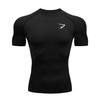 Herren-T-Shirt mit Rundhalsausschnitt, schnelltrocknend, kurzärmelig, fürs Fitnessstudio, Laufen, Feuchtigkeitstransport, Training, Übung, Fitnessstudio, Sportshirt, Oberteile, leicht