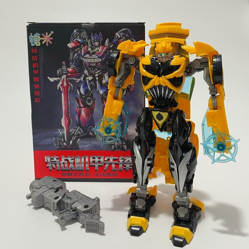 19CM Transformation Movie Toys New Cool Anime Action Figure Robot Car Engineering Model Kids Boy Gift KO 88501 Poseable Articulated Scale Detailed