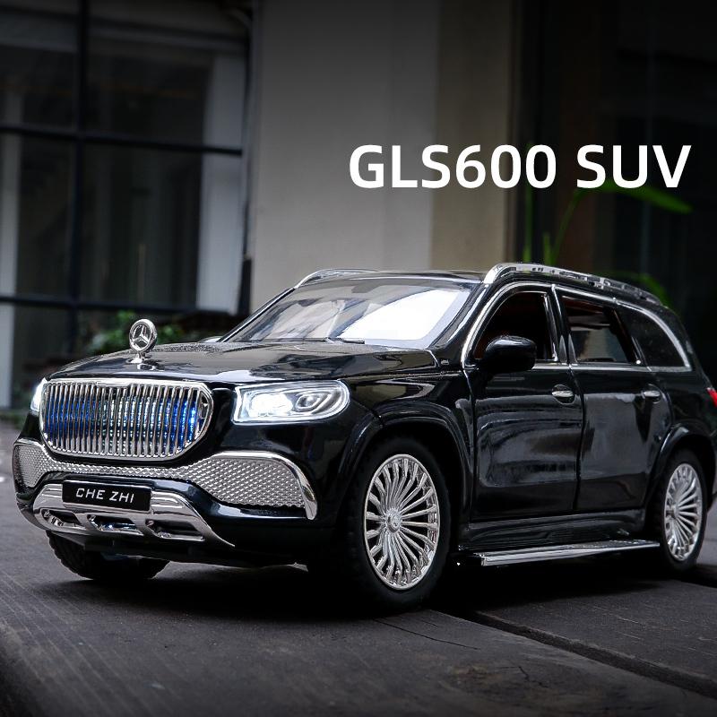 

1:24 внедорожника Maybach GLS600, отлитые под давлением из сплава; Игрушечный транспорт Модель игрушечного автомобиля Коллекция звуков и света Детские игрушки Подарок