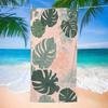 Tropisches Bananenblatt-Print Strandtuch Mikrofaser Schnelltrocknend Sandfest Saugfähig Badetuch für Sommer Strand Pool Schwimmen