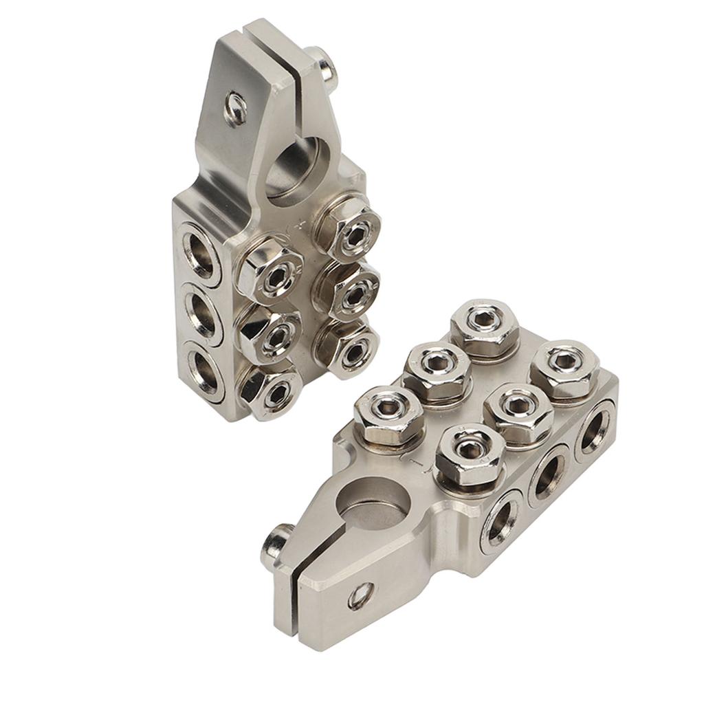 1 Pair Positive Negative 12 Way Heavey Duty Battery Terminals Clamps   Acid Battery Post Connector for Car