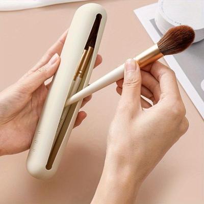 Makyaj Çantası Makyaj Fırça Kılıfı Kozmetik Organizatör Seyahat Tutucu Depolama Fırça Kılıfı Fırça Makyaj Çantası Kılıfı Silikon Makyaj Çantası