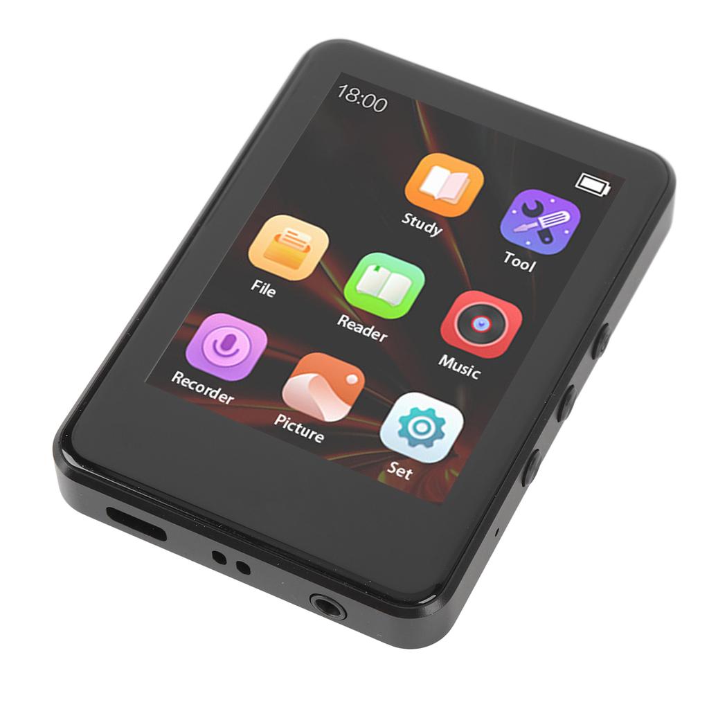 MP3 Player 2.8in Full Touchscreen Video Play with Speaker E Books Pedometers Portable Music Device X