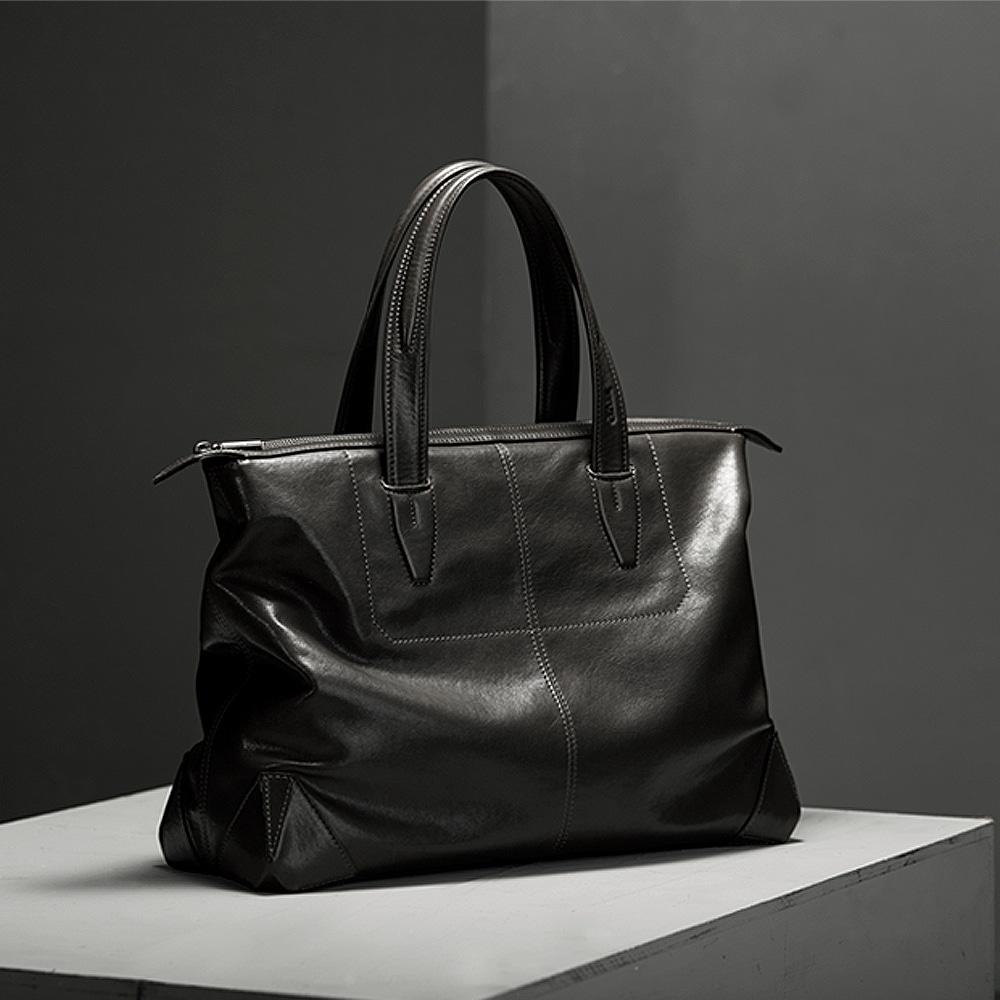 Bvp Genuine Leather Briefcase T1050 Big/Small Size
