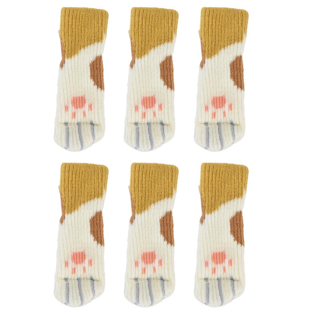 20 buc Huse Picioare Mobilier Tricotate cu Elasticitate Ridicată, Protecții de Podea pentru Picioare Scaun pentru Mutare Ușoară și