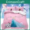 Frozen Cartoon 3d Characters Bedding Set Quilt Duvet Cover With Pillowcase