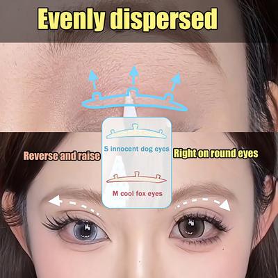 3D-Stütze Unsichtbares Doppellid-Klebeband Selbstklebend Transparente Augenlid-Sticker Wasserdichte Faser-Sticker Augenlid-Lifting-Streifen