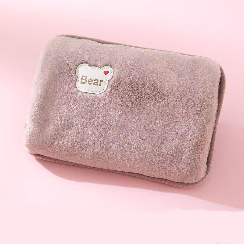 Rechargeable Electric Hot Water Bag Soft Winter Hand Warmer Home Heater Reusable Bottle EU Plug Portable Pocket Warmer Office