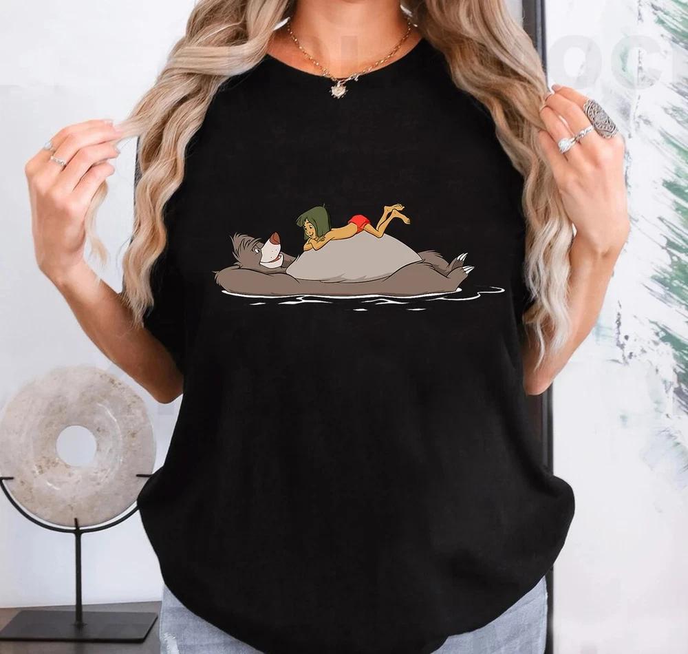 The Jungle Book Mowgli And Baloo Cute T Shirt Unisex 3 S