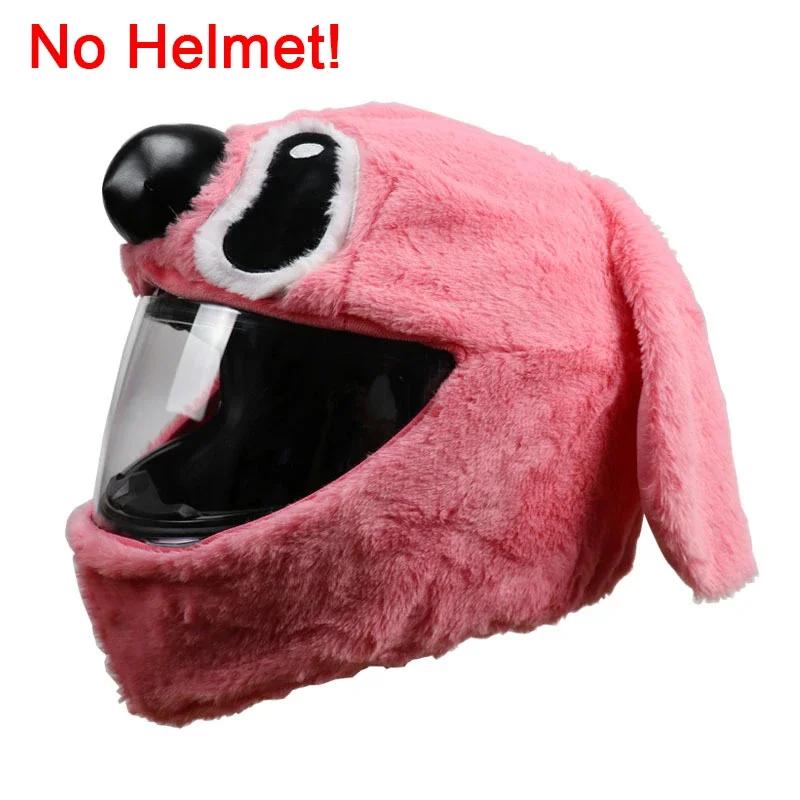 Motorcycle Helmet Cartoons Plush Helmet Protective Cover Helmet Full Face Covers for Outdoor Fun Christmas Personalized Helmets
