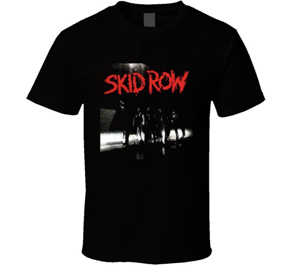Skid Row Albumcover Rockegruppe T-skjorte