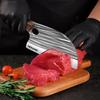 MDHAND Cleaver Kitchen Knife Bone Chopping Chef Knife Wood Handle Handmade Forged Meat Fruit Vegetables Fish Slicing Knife