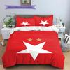 SK Prague Slavia Pattern Bedding,Quilt Set Quilt Cover Pillowcase Home Birthday Gift (1 * Duvet Cover + 2 * Pillowcase, Without Core)