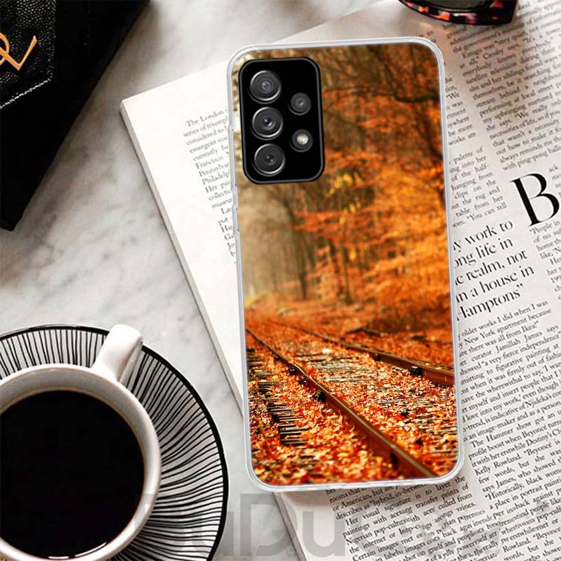 

Leaves Maple Fall Autumn Phone Case For Samsung Galaxy A15 A14 A54 A13 A53 A12 A52S A55 A22 A23 A24 A32 A33 A34 A25 A35 A03S A04 Samsung A55
