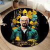 breakingbad Round Area Rug,Carpet Rug for Living Room Bedroom Sofa Playroom Decor,Non-slip Floor Mat