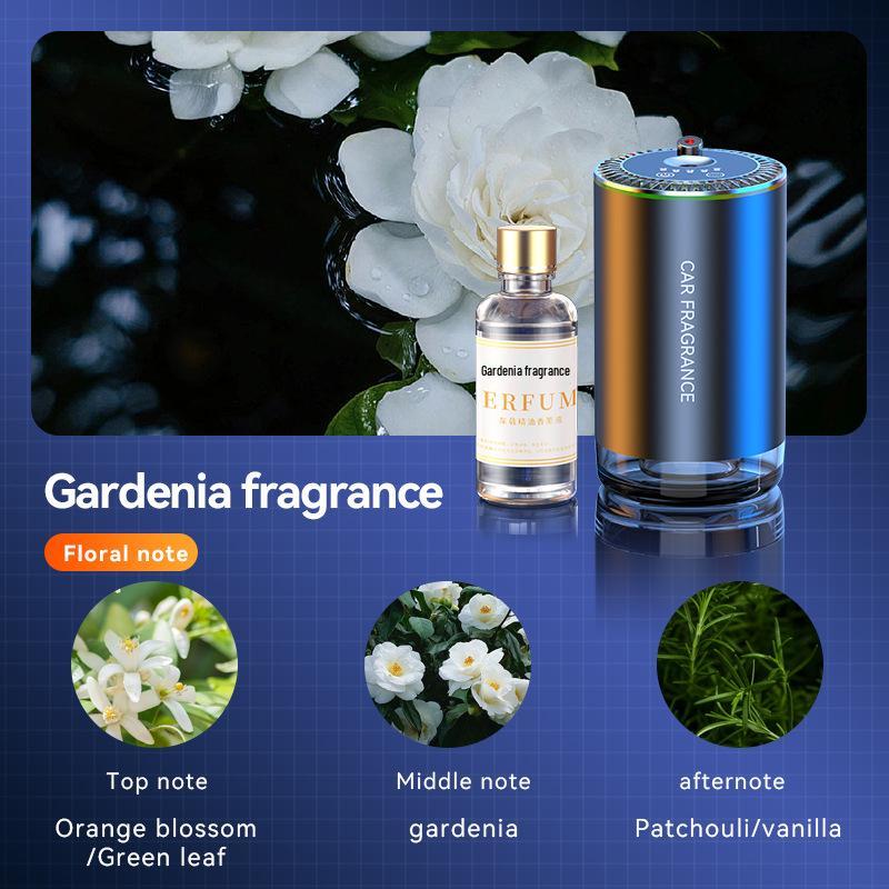 Aluminum Car Perfume Diffuser with Automatic Spray & Star Roof Atmosphere Light