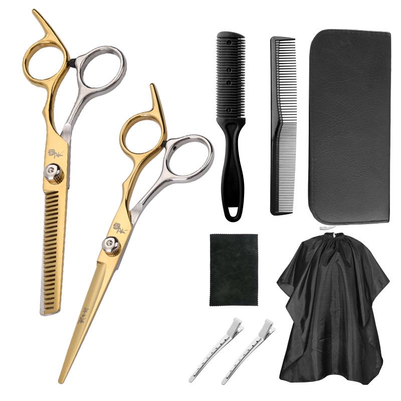 Stainless Steel Hairdressing Scissors & Thinning Shears Set for Cutting and Styling