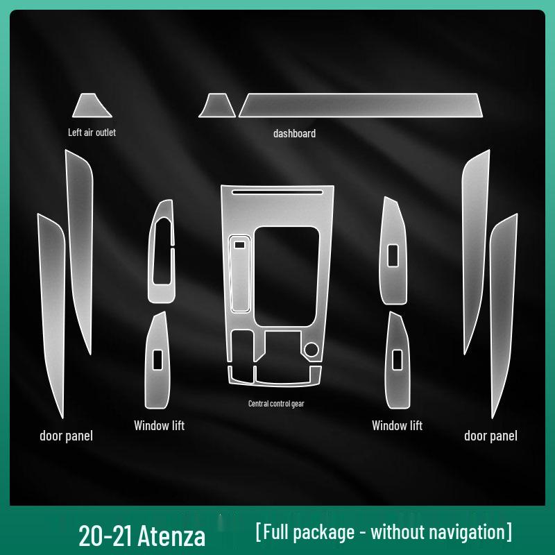 Mazda 3/CX30/CX5/CX50 Center Console & Atenza Screen Protection Film