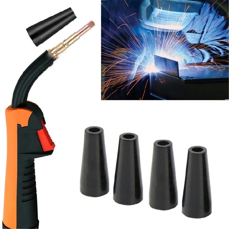 Spritzwassergeschützte Schweißspitzenabdeckung Wärmedämmendes Design Stoßabsorption Für verlängerte Brenner Langlebigkeit in der Metallbearbeitung
