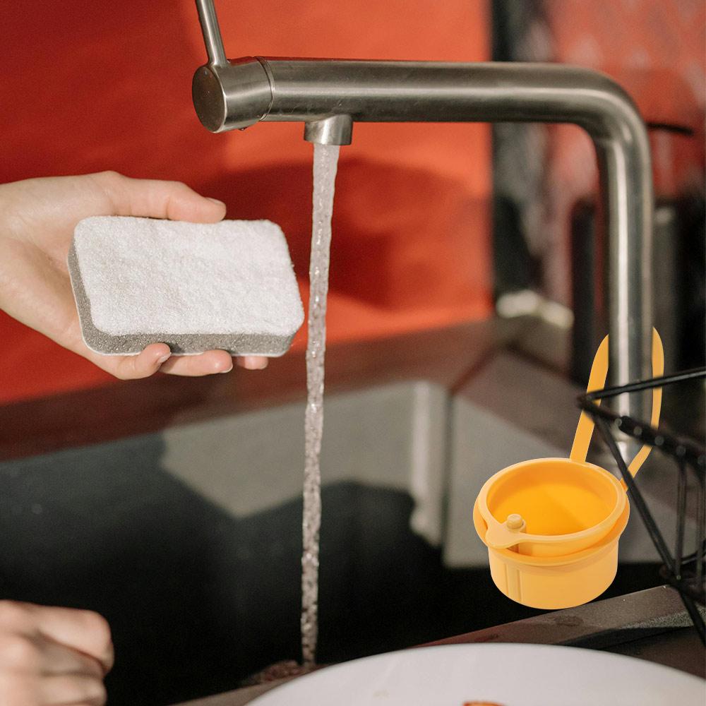 Openable Bottom Cover Sink Hanging Strainer Basket Creative Soap Sponge Shelf  Kitchen Accessories