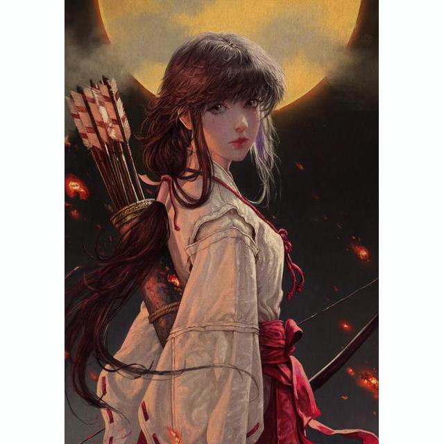 

DIY 5D алмазная живопись японское аниме Алмазная мозаика наборы крестиков украшение дома полная круглая алмазная вышивка Round 25x35cm