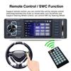 3.8" 1DIN Car Audio MP5 Radio Player FM Mirror Link Remote w/ Rear View Camera