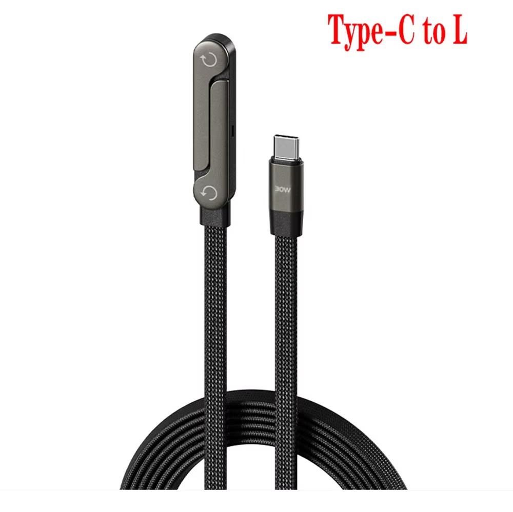 New Portable 2 In 1 240W Fast Charging Folding Phone Bracket Data Cable Fast Charging Cable Phone Tablet Foldable Holder 1.5M 1.5m