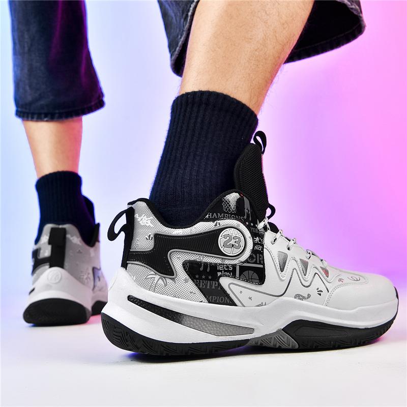 2026 New Women and Men Basketball Sneakers Shock-Absorbant Basketball Shoes Comfortable Outdoor Sneakers Mandarin Duck Shoes