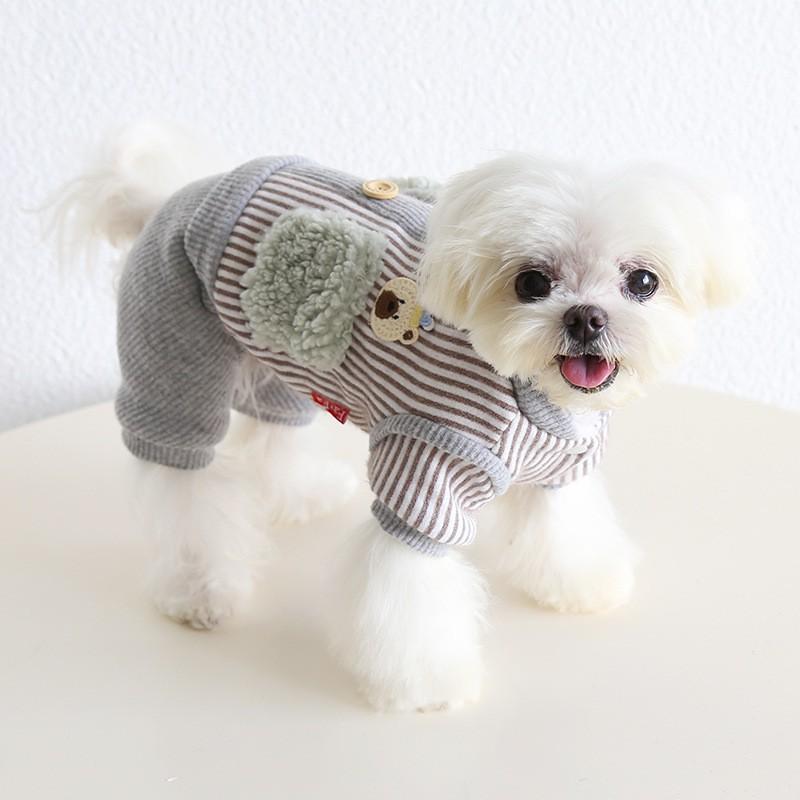Body in pile Petstyle per cani e gatti, caldo per l'inverno, abbigliamento per animali domestici XS-XL