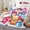 Mikecrack Cartoon Theme Design 2D Flat Pattern Flannel Blanket High Quality All Seasons Warmth and Comfort Perfect for Christmas Gifts.PMT0914166
