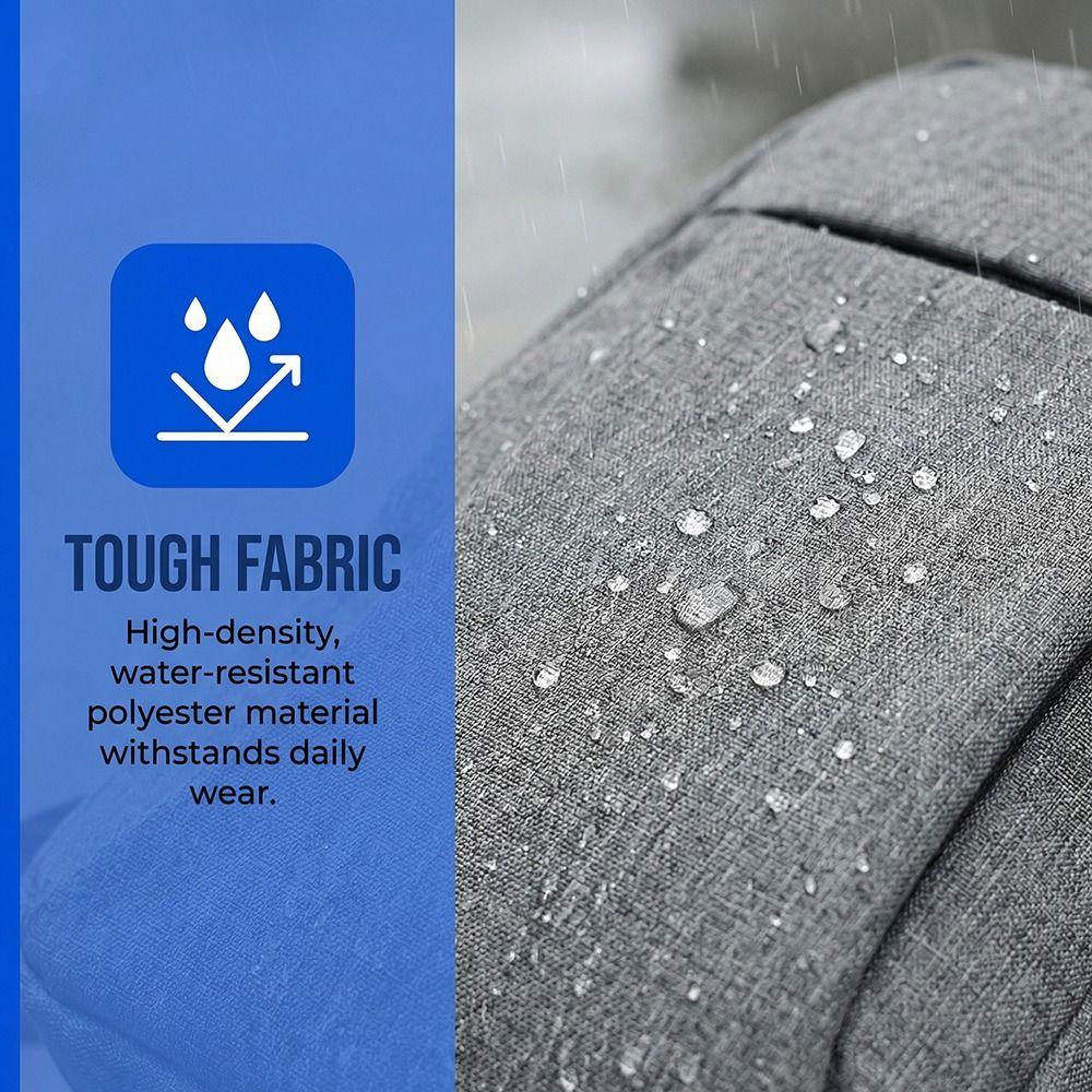 Universal Ergonomic Men Backpack Wear Resistant Water-repellent Business Backpack Fashion Large Capacity Computer Bag Hiking