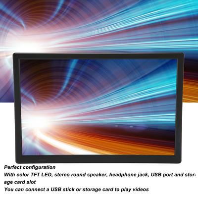 16palcová přenosná LED TV 1080P ATSC Vysoká citlivost Širokoúhlá USB Digitální tuner AV Vstup Výstup Digitální TV 16palcová přenosná LED TV