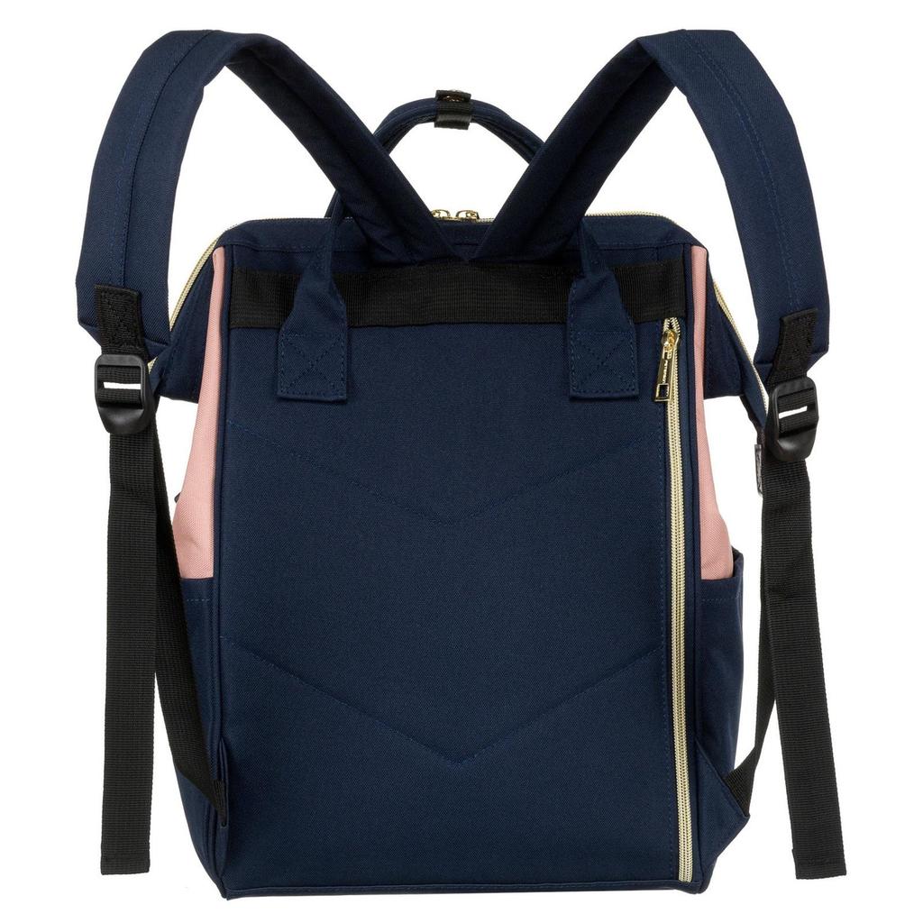 Damski plecak z tworzywa Peterson PTN ALFA NAVY+PINK
