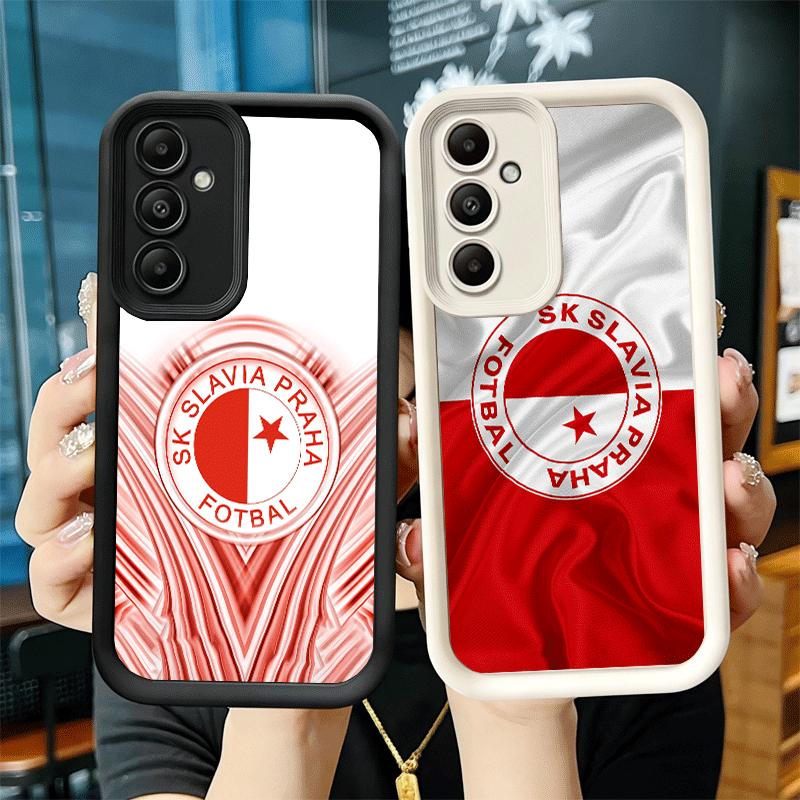 Phone Case for Samsung Galaxy A17 A16 A15 A14 A13 Sk Slavia Praha Czech Republic A56 A36 A26 A55 A35 A25 A54 A34 A24 A53 A33 A23