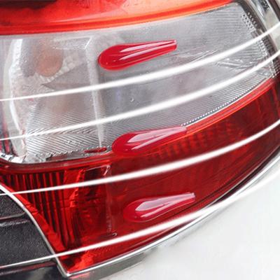 Cars Auto Parts Sticker Airflow Body Vehicle Bumper Ornaments Spoiler 6Pcs Car-Styling Universal