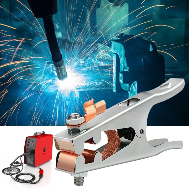 300A 500A 1000A Ground Clamp Welding Electrode Holder Earth Clamp Electrode Clamp Welder Machine Tool Cable Clip Tool