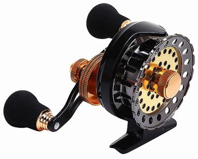 Heizi Raft Reel for Black Porgy Fishing, Dike Reel, Drop Fishing, Baitcasting Reel, Smelt Fishing, Hole Fishing, Jigging, with Drag