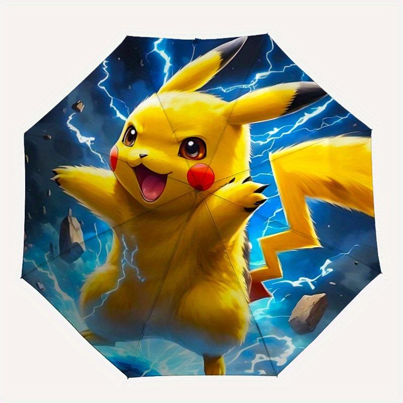 

1pc Pikachu, Pokémon Automatic Opening/closing umbrella, Compact Travel Umbrella - - Festive Accessory, Sturdy Ribs yy250807070