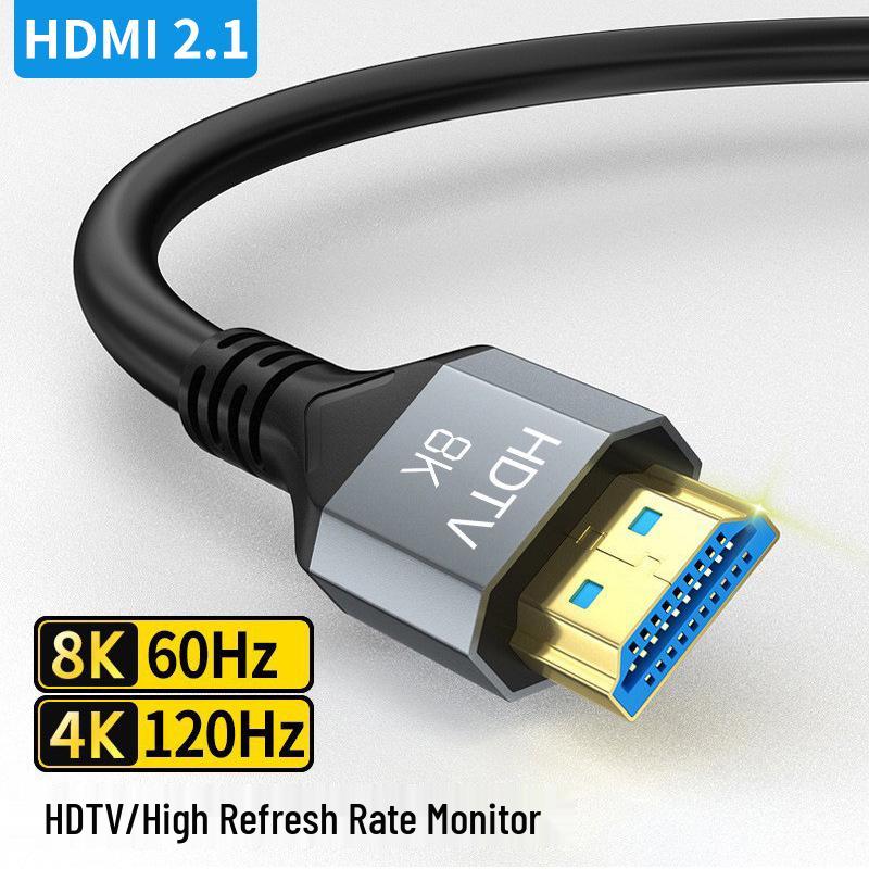 

Ultra HD 8K HDMI 2.1 Cable for TV, Monitor, Projector, Esports, 144Hz Compatibility 1m