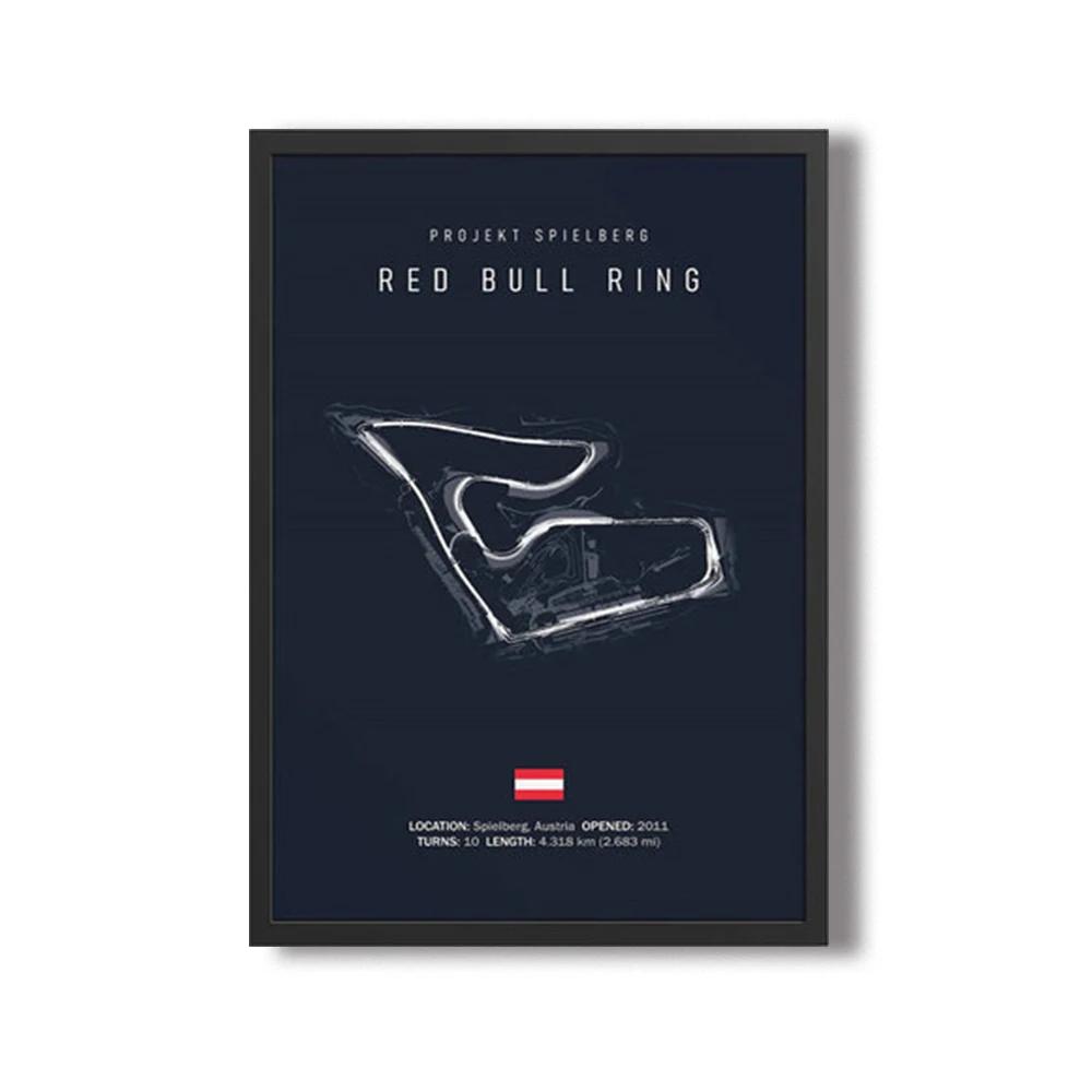 Formula 1 Imola Monaco Okruhová trať Nástěnné umění Plakáty Mapa Světových formulových závodů Dekorace pokoje Plátno Malba Obrázky Tisk Umělecká díla