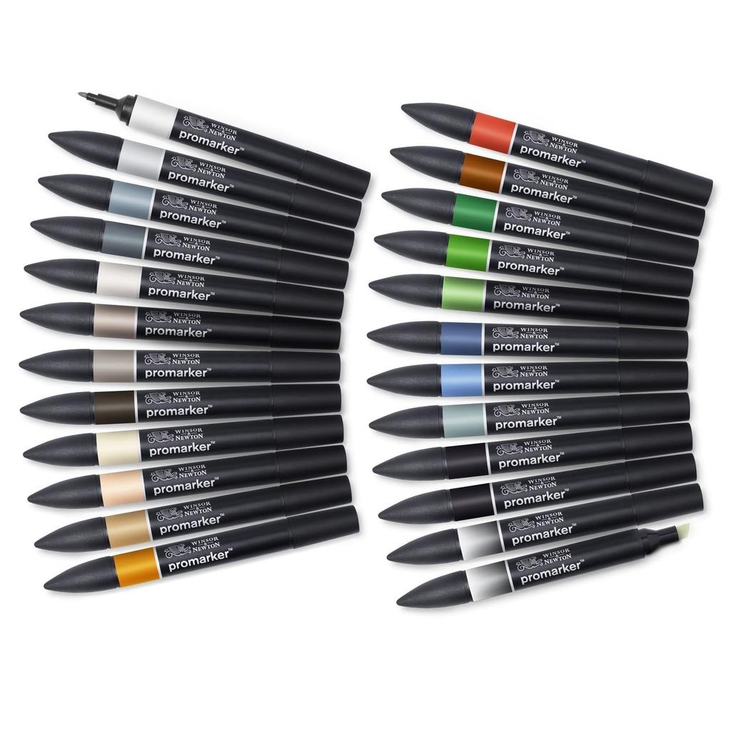 Winsor Newton ProMarker Set Architecture Wallet & (24 pieces)