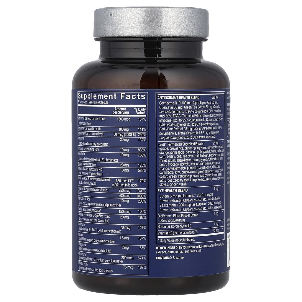 BioActive Men's 50+ One Daily Multi, Veggie Capsules 30