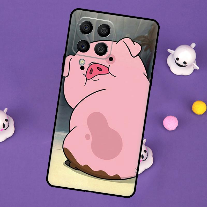 Cartoon Pig Cover For Samsung Galaxy M11 M51 M31 M33 M13 M23 M53 M15 M55 M14 M34 M54 M20 M32 M52 Case