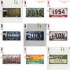 Tin Sign - Vintage Durable Metal Plaque Wall Decor, Home Office Bar Man Cave European Australian City Birth Year License Plate