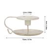 2pcs Iron Iron Candle Holder Antique Candlestick Holder Ceramic Candle Holders  Tabletop Display