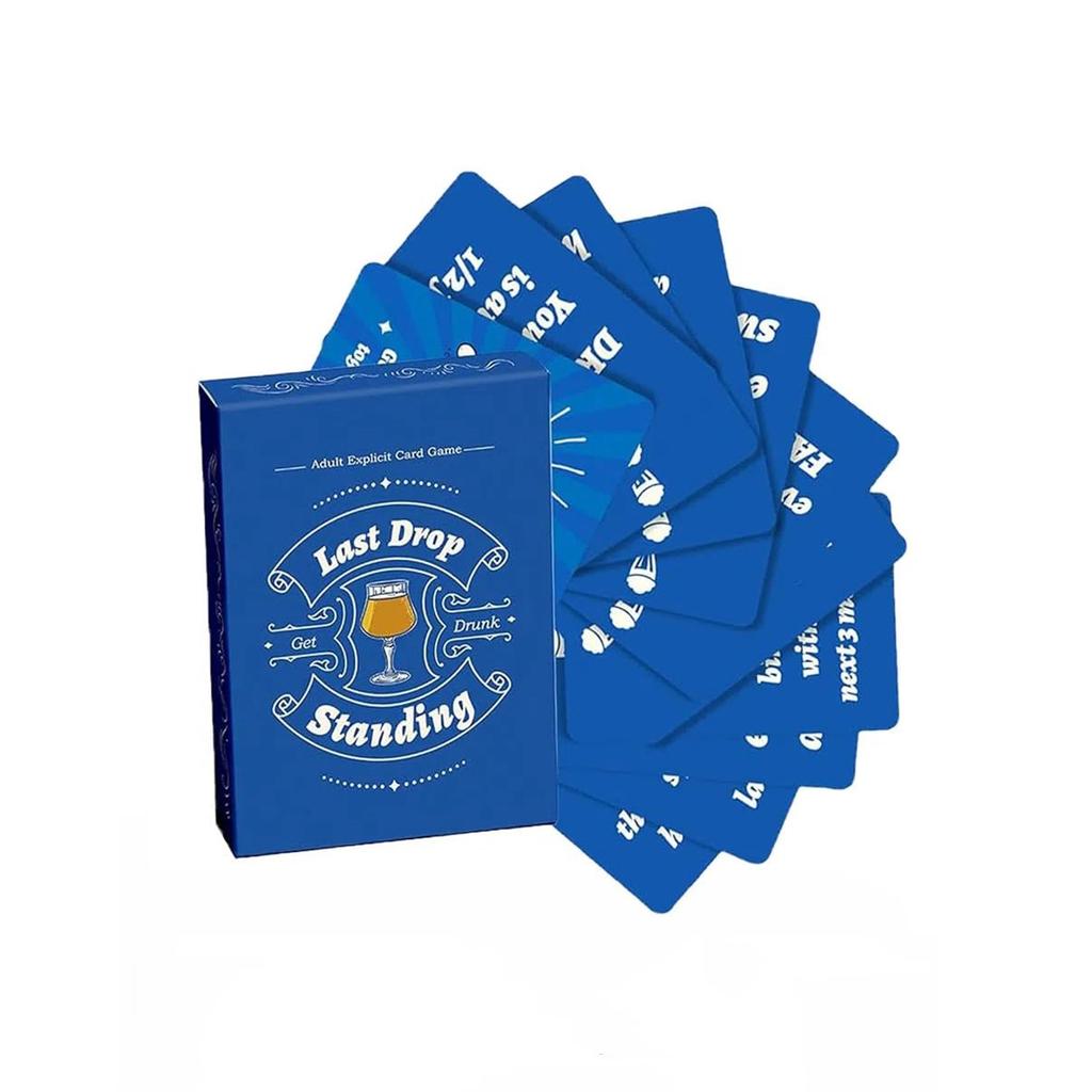 Drinking Card Game - Fun Drinking Game For Parties,50X Conversation Cards, Risky Game For Adults For Your Partner Party