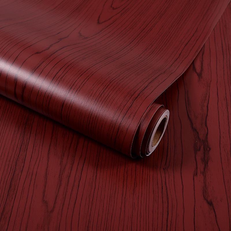 

Водостойкие самоклеящиеся обои с имитацией древесной текстуры для ремонта мебели и декора 30cm×1 meter красное дерево